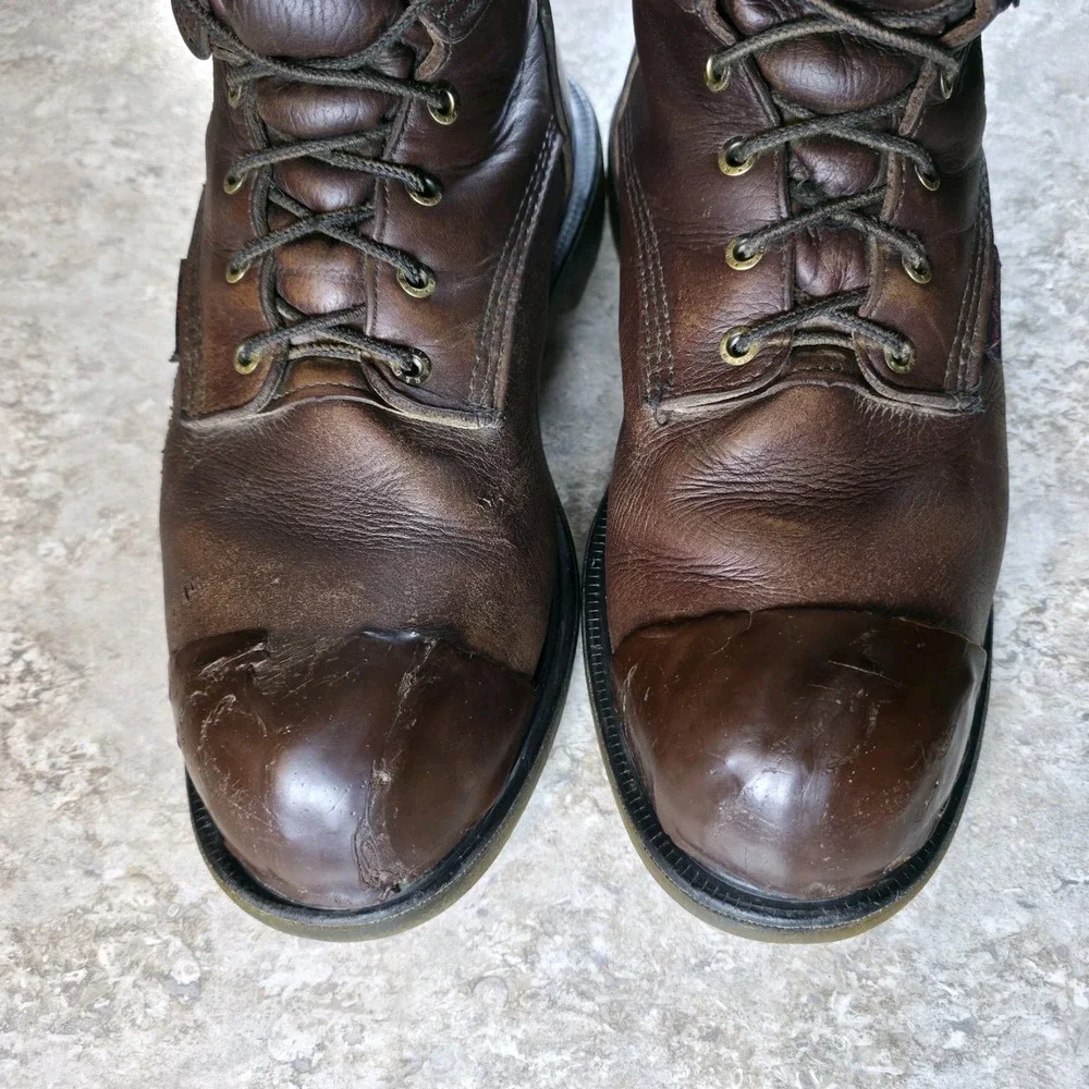 Red Wing 2412 Gore-Tex Waterproof Steel Toe Brown Work Boots Mens‎ Size 10